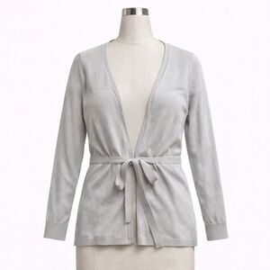 Y2K Willi Smith Babydoll Tie-Front Cardigan